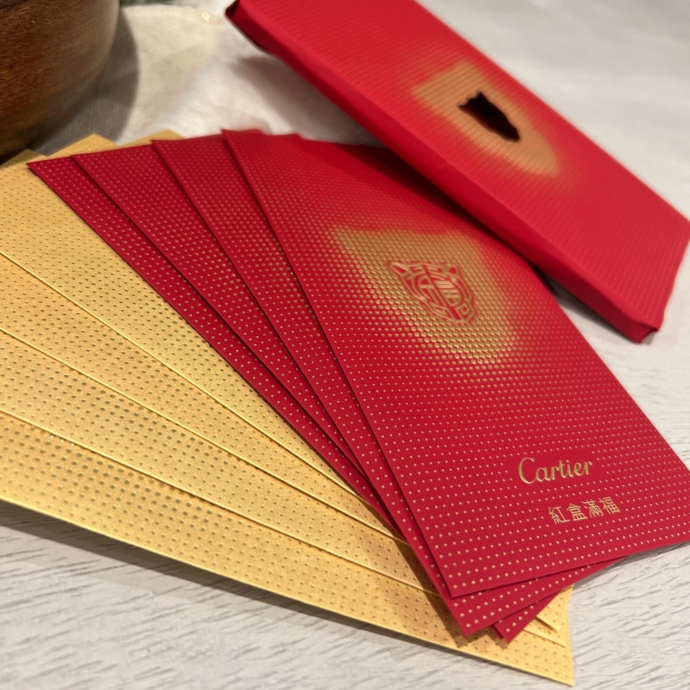 Cartier Lunar New Year Red envelopes (Iimited edition)